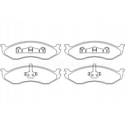 MDB1769 Plaquettes de frein Performance Mintex