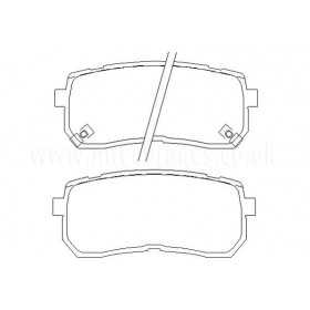 MDB2922 Plaquettes de frein Performance Mintex