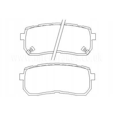 MDB2922 Plaquettes de frein Performance Mintex