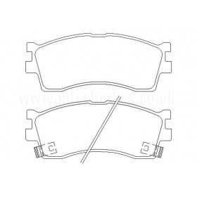 BW4017 Plaquettes de frein Performance Brakeworld