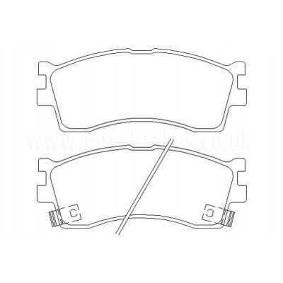 MDB2050 Plaquettes de frein Performance Mintex