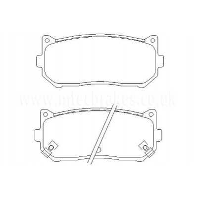 MDB1922 Plaquettes de frein Performance Mintex