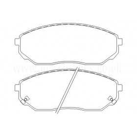 MTECPAD4362 Plaquettes de frein performance Brakes and Spacers