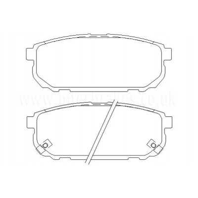 MDB2590 Plaquettes de frein Performance Mintex