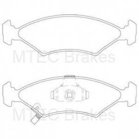 MDB2010 Plaquettes de frein Performance Mintex