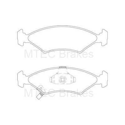 MDB2010 Plaquettes de frein Performance Mintex