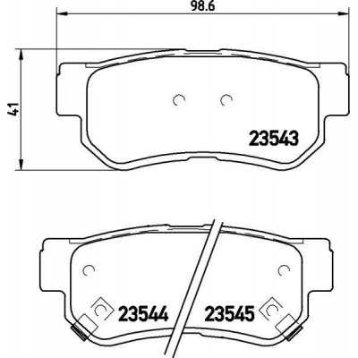 BW878 Plaquettes de frein Performance Brakeworld