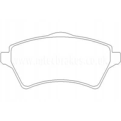 MDB2152 Plaquettes de frein Performance Mintex