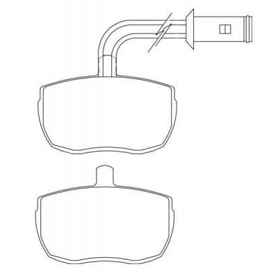 MDB1699 Plaquettes de frein Performance Mintex