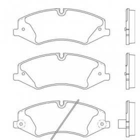 MDB3124 Plaquettes de frein Performance Mintex