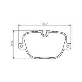 MDB3113 Plaquettes de frein Performance Mintex
