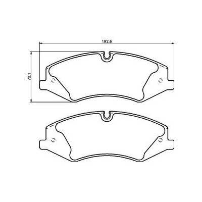 MDB3073 Plaquettes de frein Performance Mintex