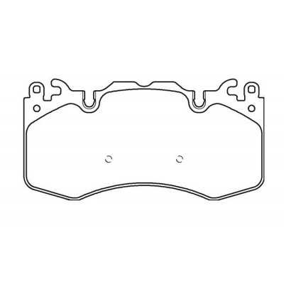 MTECPAD4992 Plaquettes de frein performance Brakes and Spacers