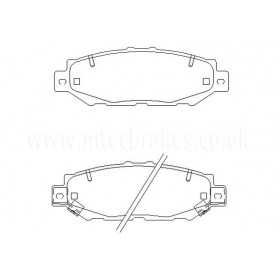 MDB1710 Plaquettes de frein Performance Mintex
