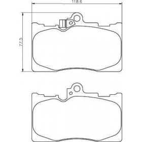 MDB2727 Plaquettes de frein Performance Mintex