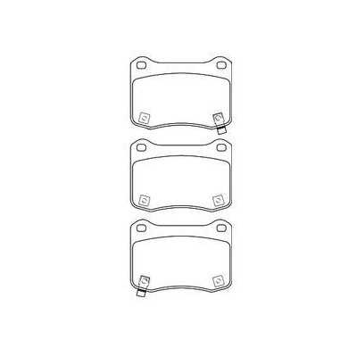 MDB3111 Plaquettes de frein Performance Mintex