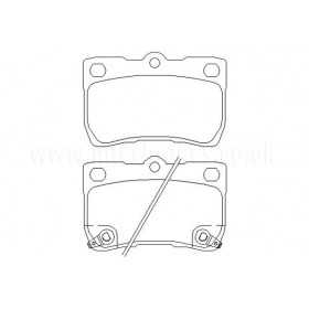 DP31586C Plaquettes de frein EBC Redstuff