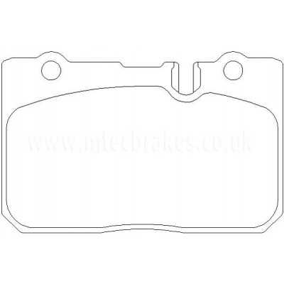 DP31154C Plaquettes de frein EBC Redstuff