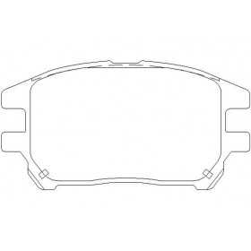 MDB2325 Plaquettes de frein Performance Mintex