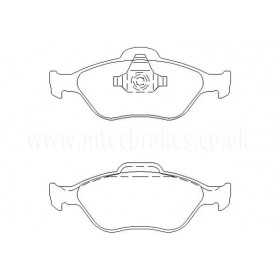 MDB2314 Plaquettes de frein Performance Mintex
