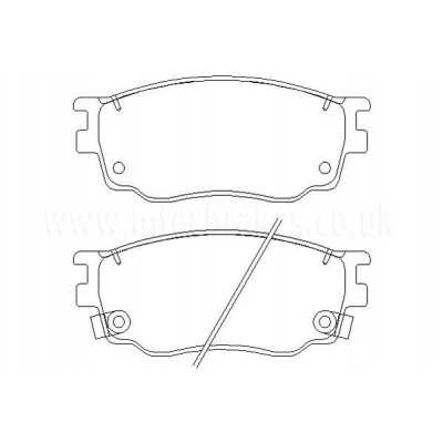 MDB2690 Plaquettes de frein Performance Mintex