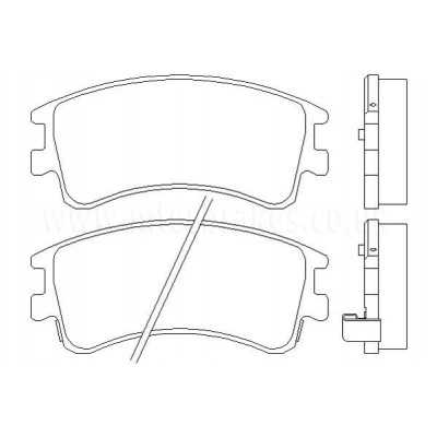 MDB2308 Plaquettes de frein Performance Mintex