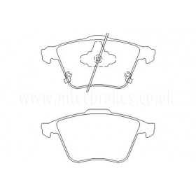 MDB2768 Plaquettes de frein Performance Mintex