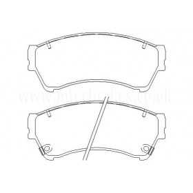 MTECPAD4144 Plaquettes de frein performance Brakes and Spacers