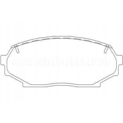 DP3802C Plaquettes de frein EBC Redstuff