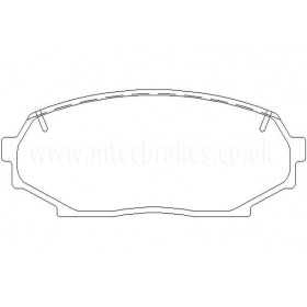 MDB1413 Plaquettes de frein Performance Mintex