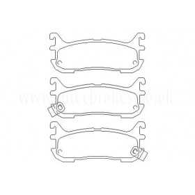 MTECPAD4314 Plaquettes de frein performance Brakes and Spacers