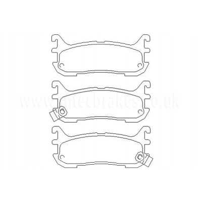 MDB1705 Plaquettes de frein Performance Mintex