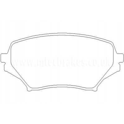 MDB2771 Plaquettes de frein Performance Mintex