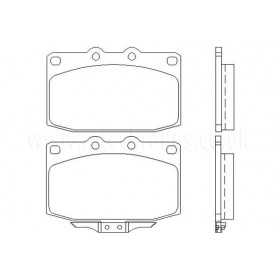 DP3763C Plaquettes de frein EBC Redstuff