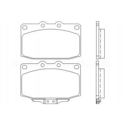 MDB1351 Plaquettes de frein Performance Mintex