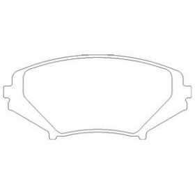 MTECPAD4196 Plaquettes de frein performance Brakes and Spacers