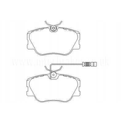 DP3577C Plaquettes de frein EBC Redstuff