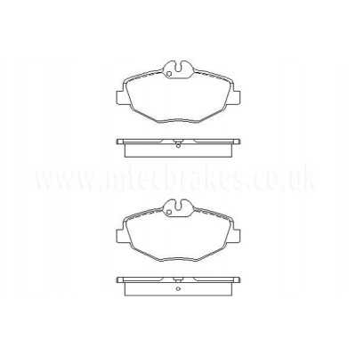 DP31488C Plaquettes de frein EBC Redstuff