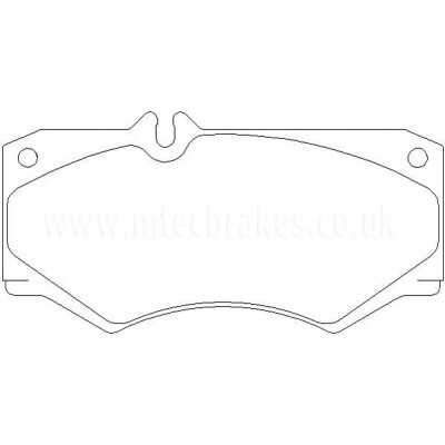 MDB1585 Plaquettes de frein Performance Mintex