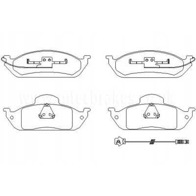 MDB1936 Plaquettes de frein Performance Mintex