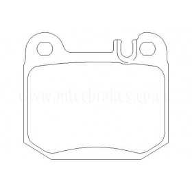 DP31395C Plaquettes de frein EBC Redstuff