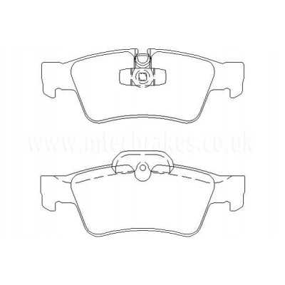 MTECPAD4202 Plaquettes de frein performance Brakes and Spacers