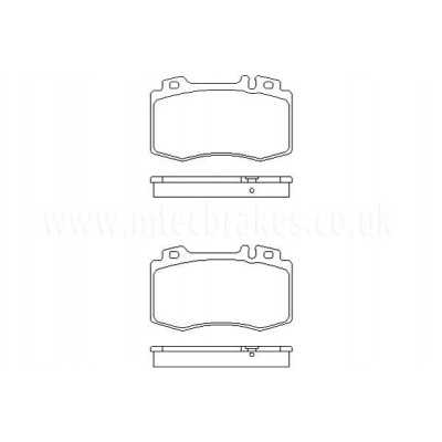 BW4281 Plaquettes de frein Performance Brakeworld