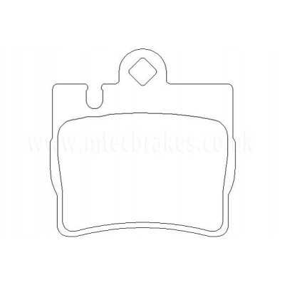 MTECPAD4130 Plaquettes de frein performance Brakes and Spacers