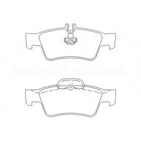 MTECPAD4426 Plaquettes de frein performance Brakes and Spacers