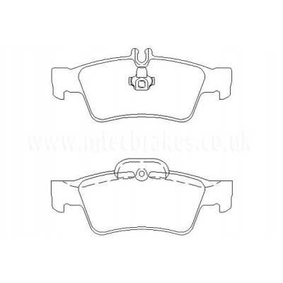 MTECPAD4426 Plaquettes de frein performance Brakes and Spacers