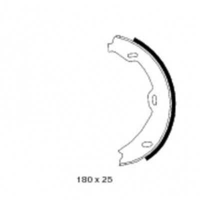 MTECSH1447 Garnitures du tambour de frein