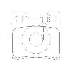 DP3846C Plaquettes de frein EBC Redstuff