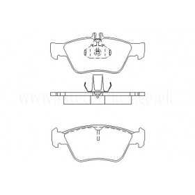 DP31055C Plaquettes de frein EBC Redstuff