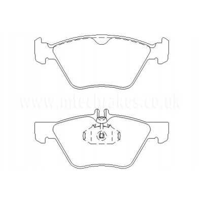 DP31075C Plaquettes de frein EBC Redstuff
